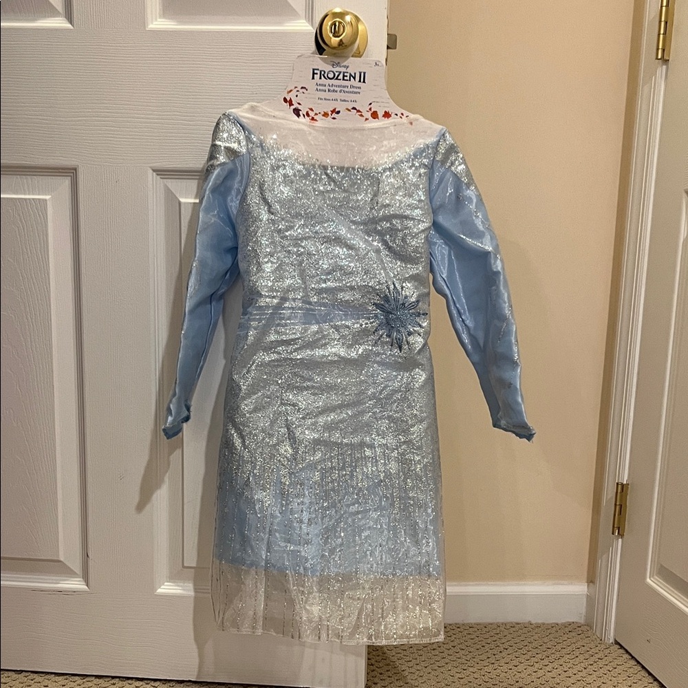 Disney Frozen II Elsa Blue and Silver Costume